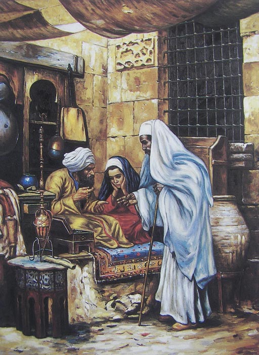 Obibi Religion Oil Painting