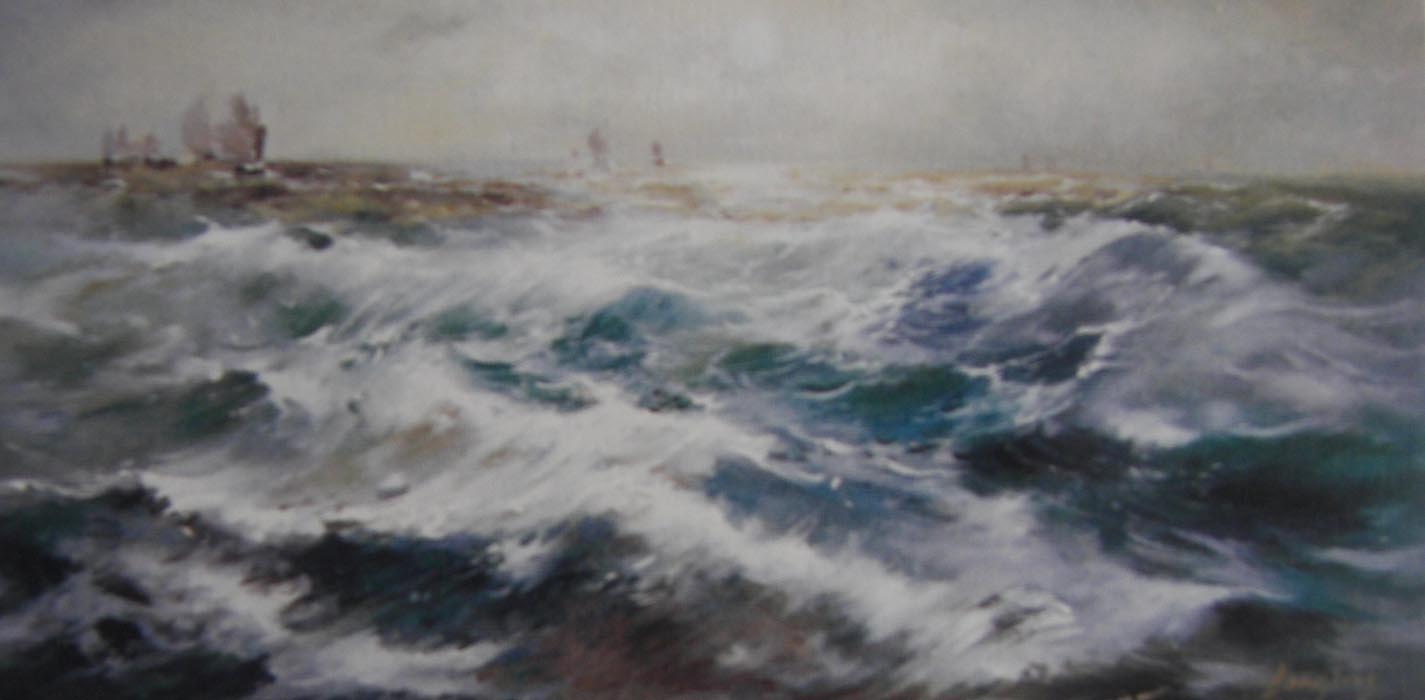 Obibi Seascape Oil Painting