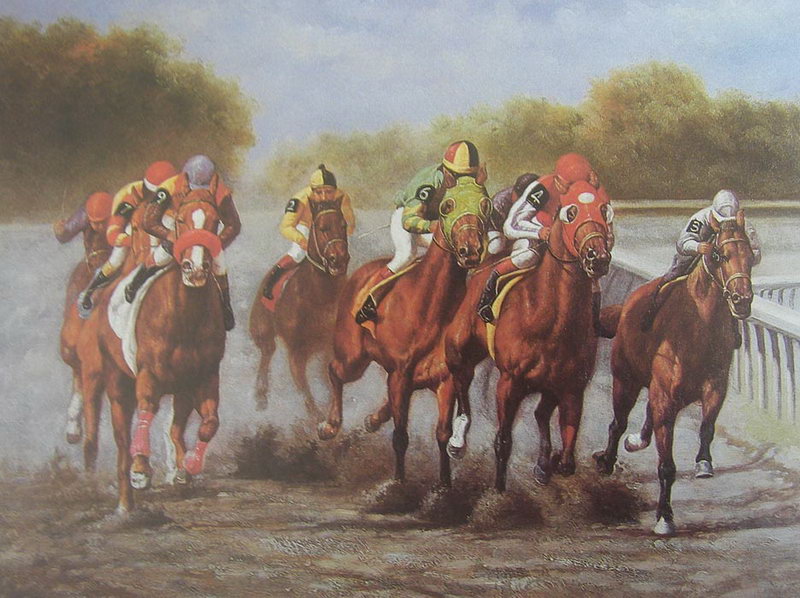 Sports Oil Painting