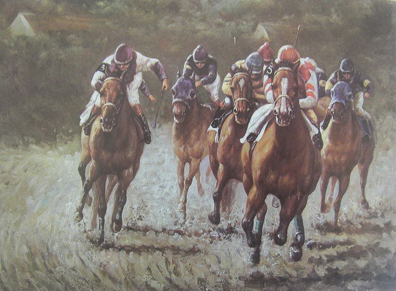 Sports Oil Painting