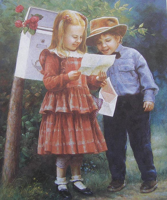 oil paintings Kinder