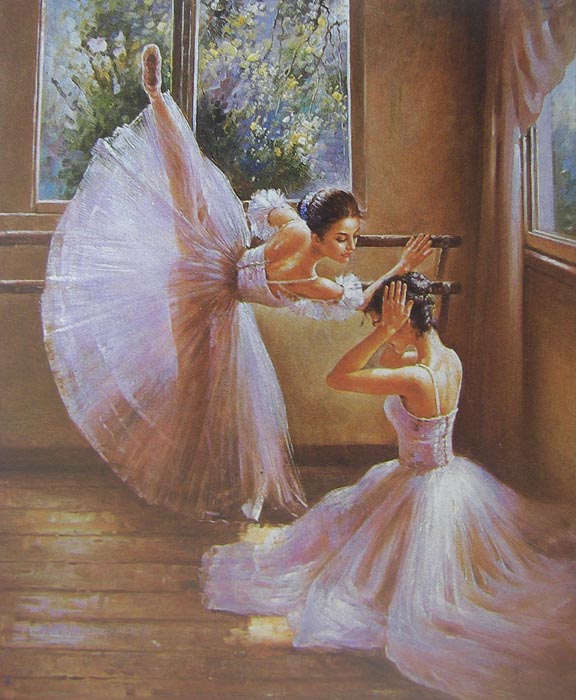 Obibi Ballet Oil Painting