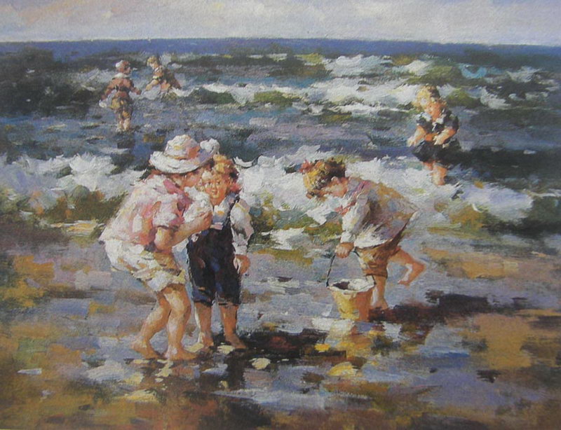 Children Oil Painting