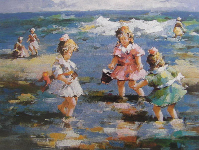 oil paintings Kinder