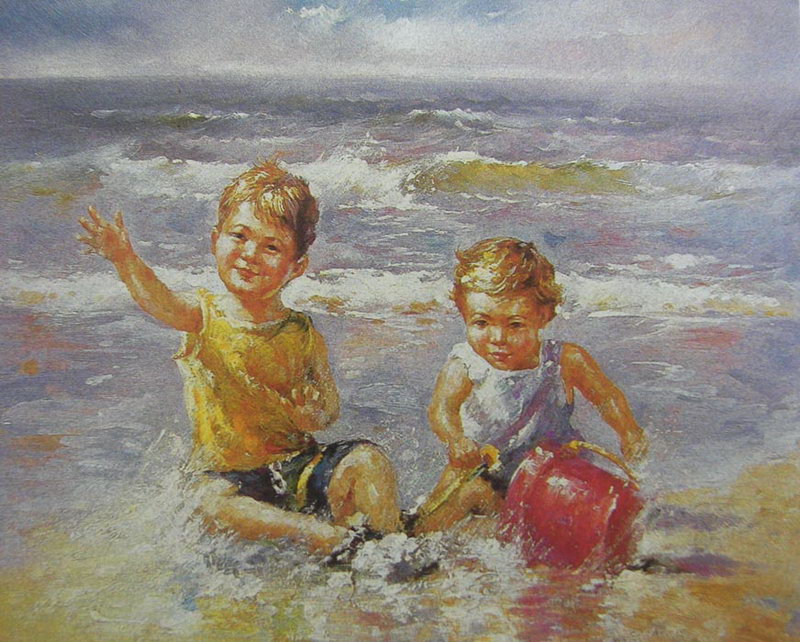 Obibi oil paintings Kinder