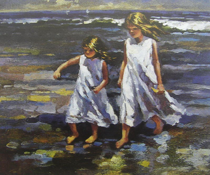 oil paintings Kinder