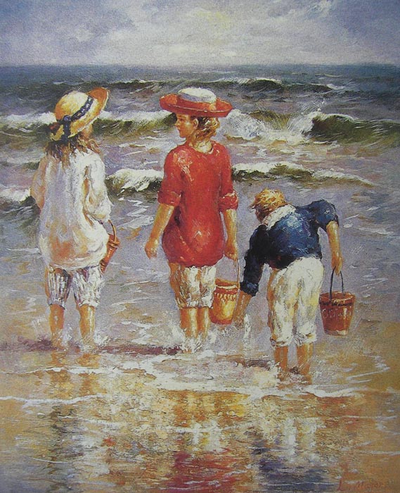 Obibi Children Oil Painting