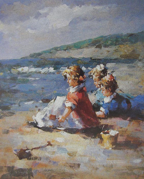 oil paintings Kinder