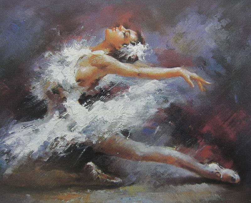 Obibi Ballet Oil Painting