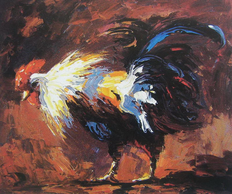 Obibi Animal Oil Painting