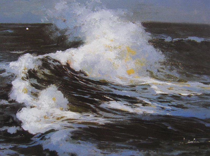 Obibi Seascape Oil Painting