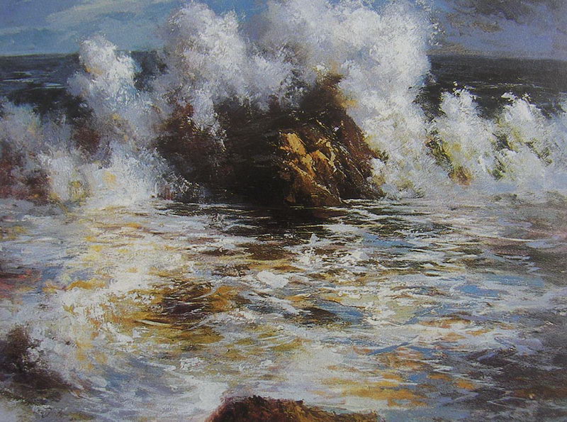 Obibi Seascape Oil Painting