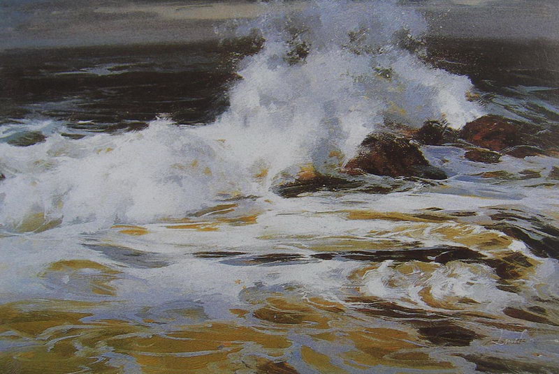 Obibi Seascape Oil Painting