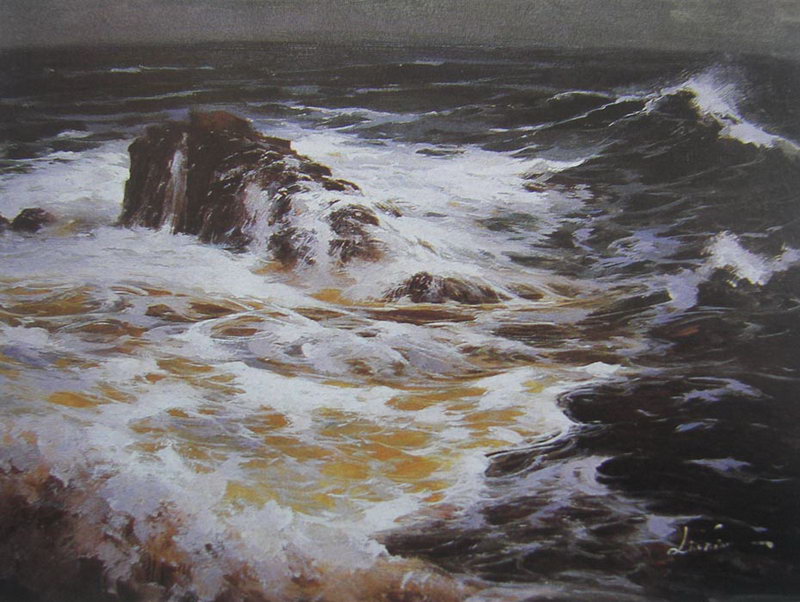 Obibi Seascape Oil Painting