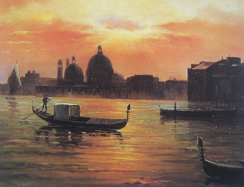 Obibi Venice Oil Painting