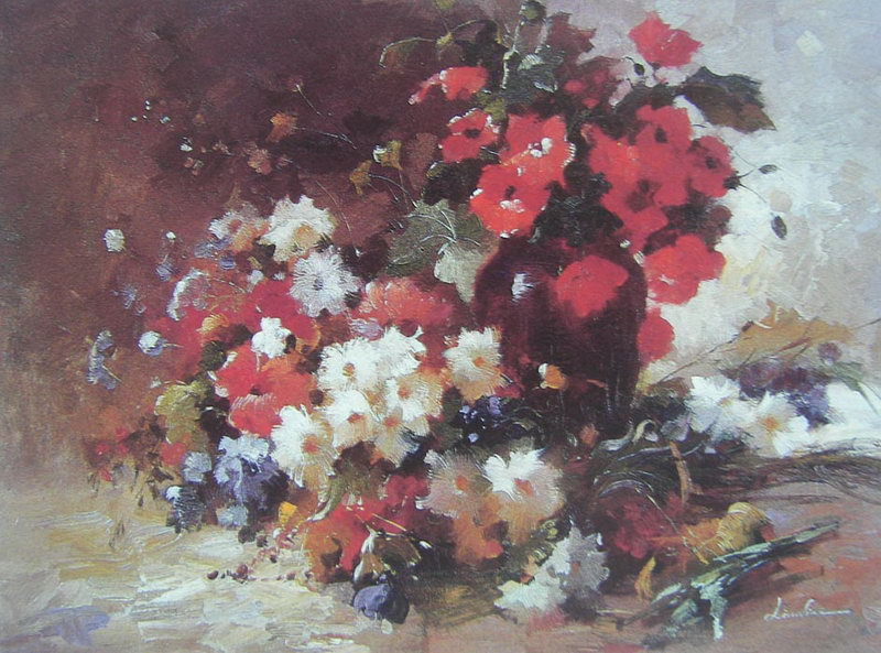 Obibi Flower Oil Painting