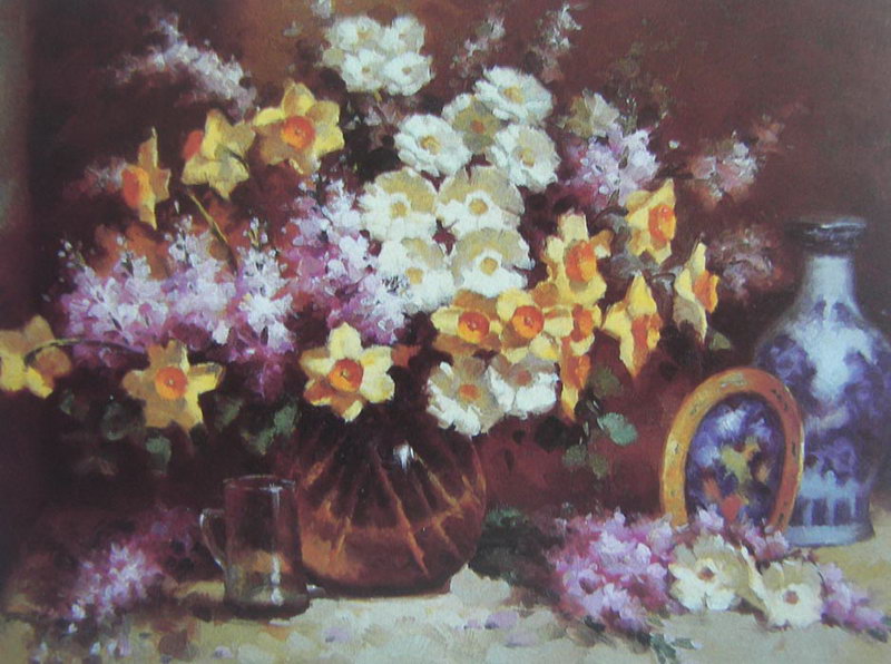 Obibi Flower Oil Painting