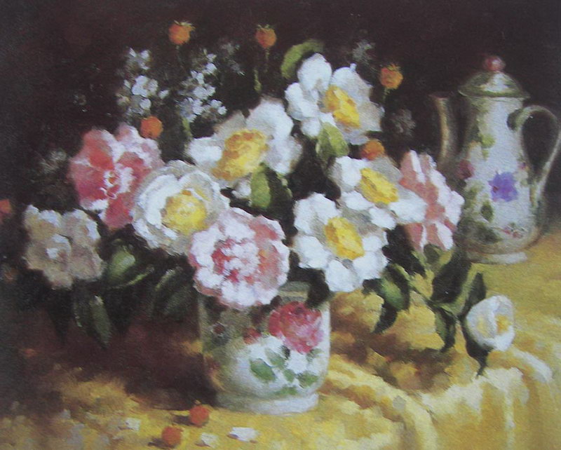 Obibi Flower Oil Painting