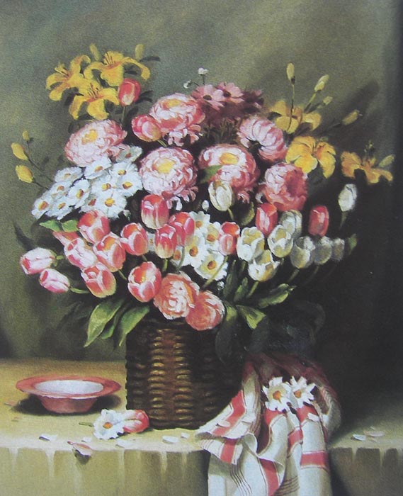 Obibi Flower Oil Painting