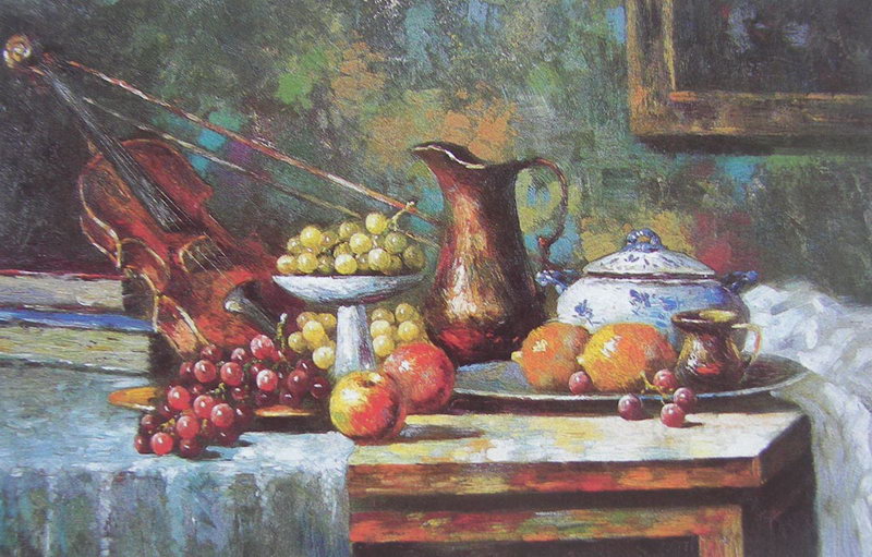 Obibi Fruit Oil Painting