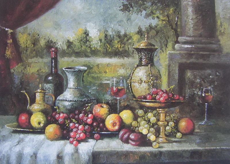 Obibi Fruit Oil Painting