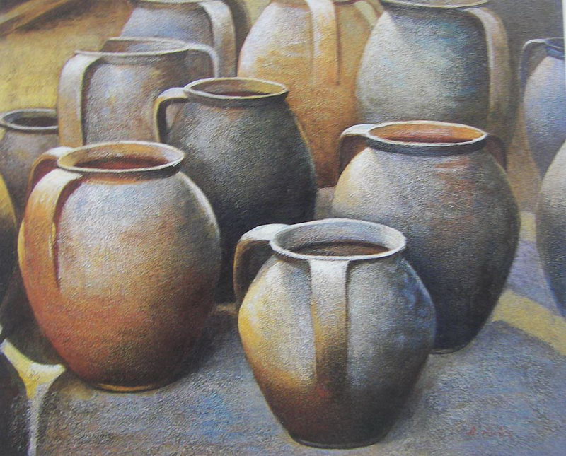 Obibi Still Life Oil Painting