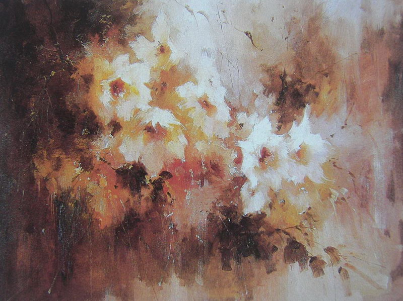 Obibi Flower Oil Painting