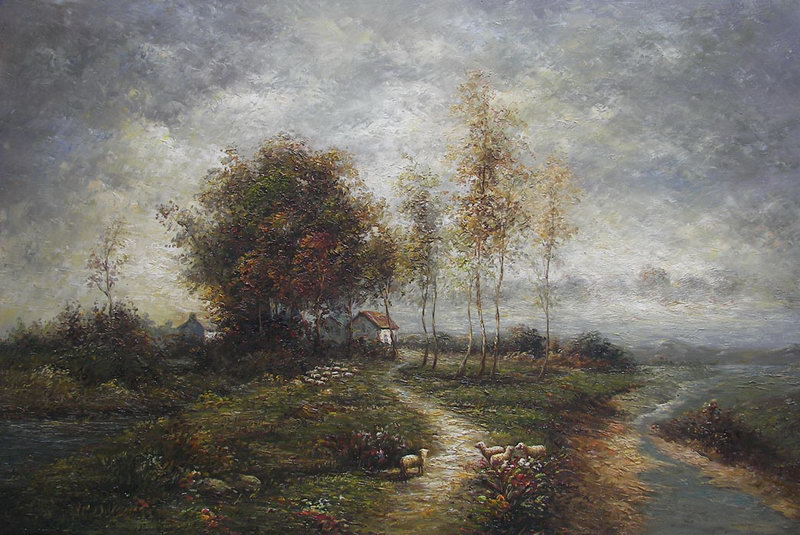 Obibi Landscape Oil Painting