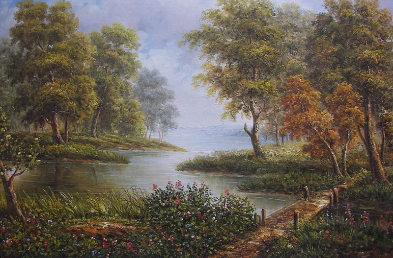 Obibi Landscape Oil Painting