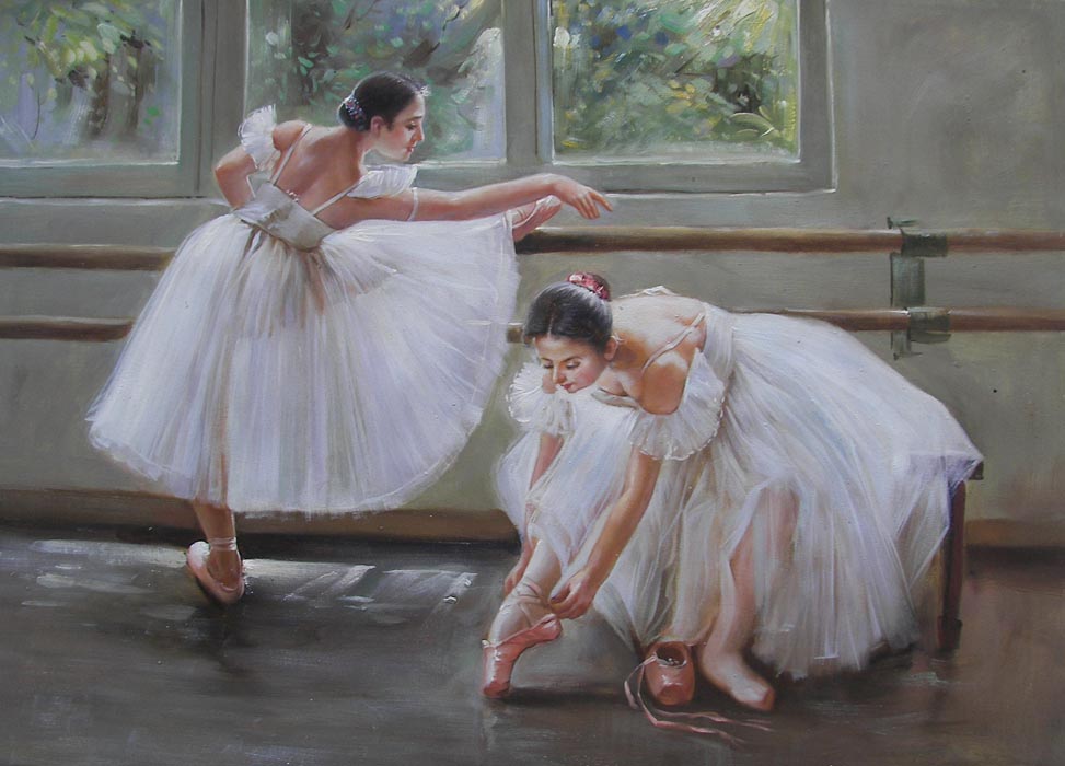 ballet oil paintings,oil painting reproduction