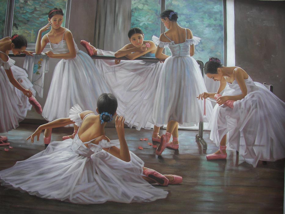 Obibi ballet oil paintings,oil painting reproduction