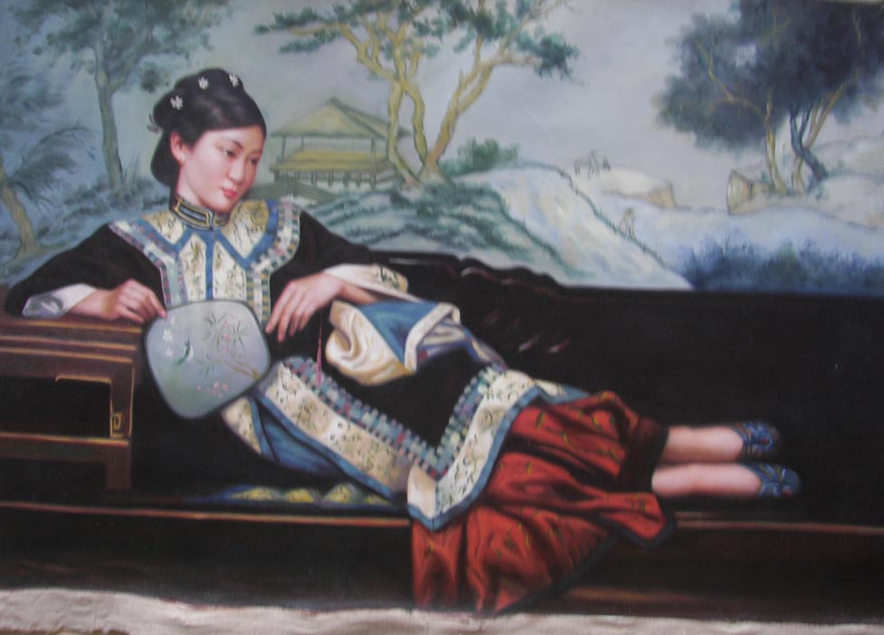 Chinese Portrait Oil Painting