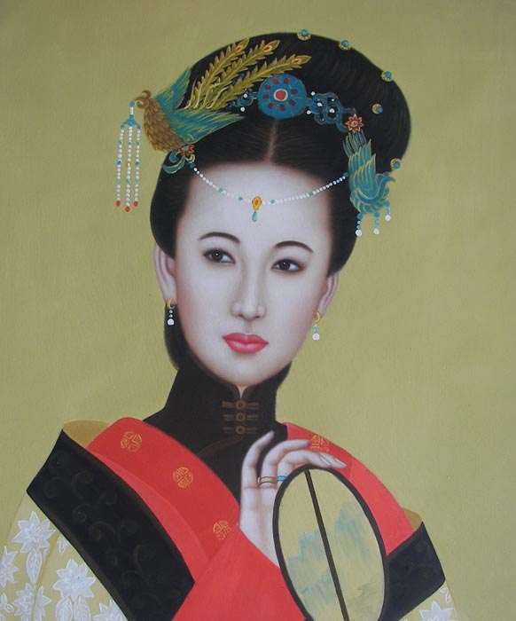 Obibi Chinese Portrait Oil Painting