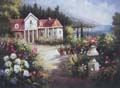 Garden Scenery Oil Painting