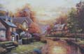 Garden Scenery Oil Painting