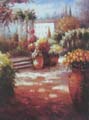 Garden Scenery Oil Painting