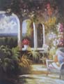 Garden Scenery Oil Painting